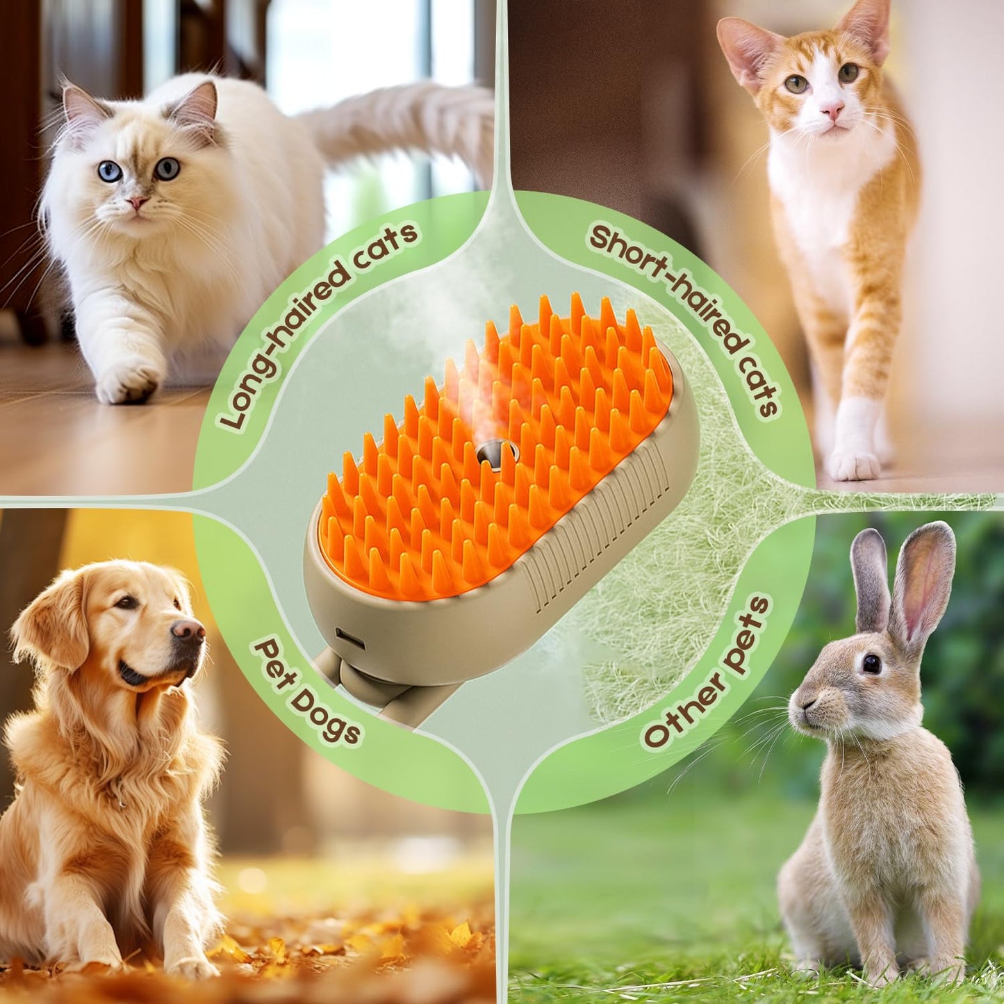 The ZenPaws Steamer - The Brush Your Pet Will Actually Love - 50% OFF