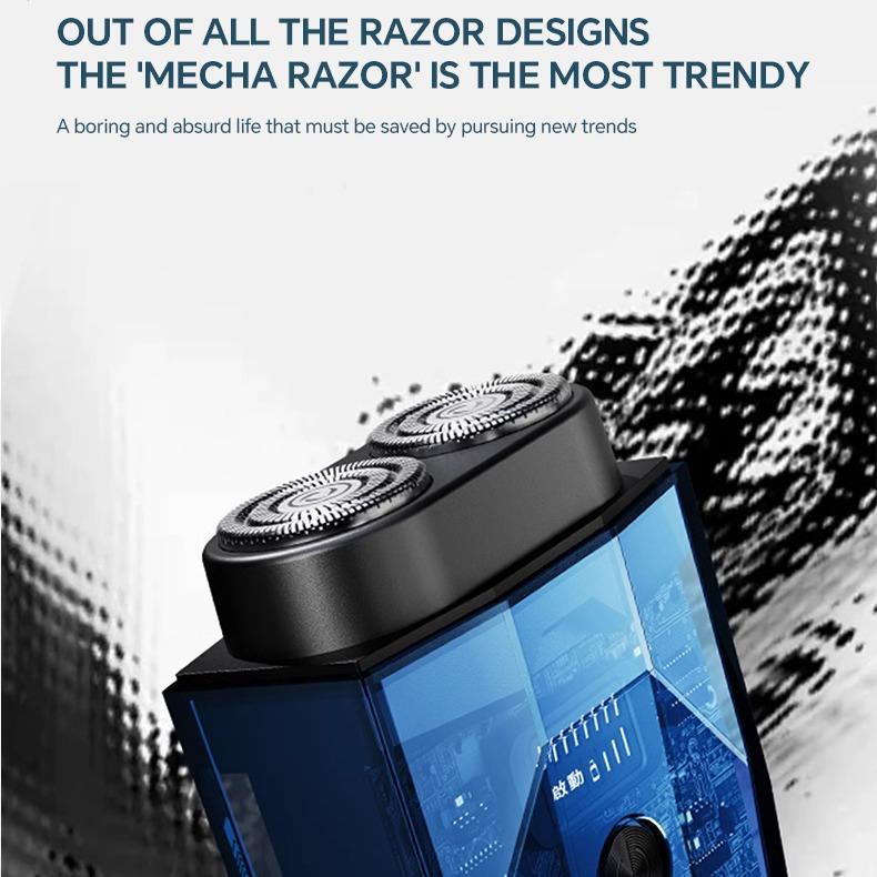 The Dual-Motor Portable Shaver - Full-Size Power, Pocket-Size Design + 50% OFF