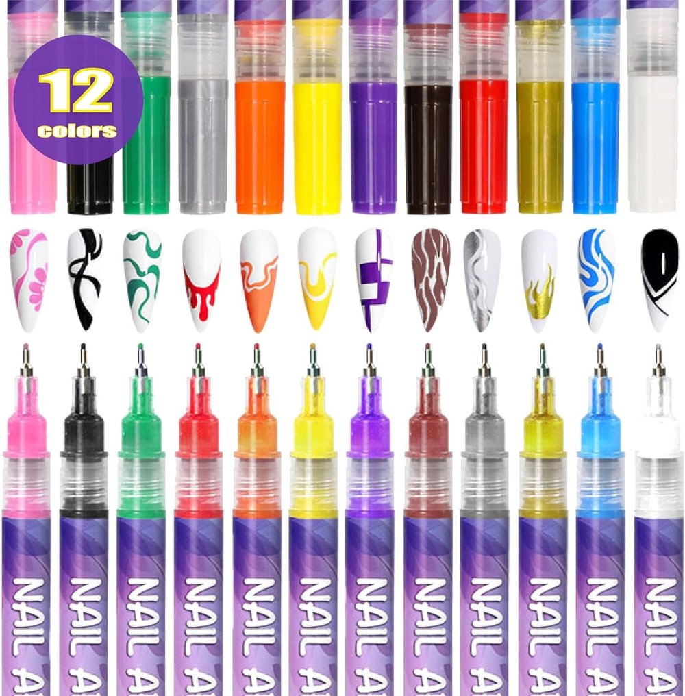 The NailScribe Pens - Salon-Perfect Nail Art, At Home - 50% OFF