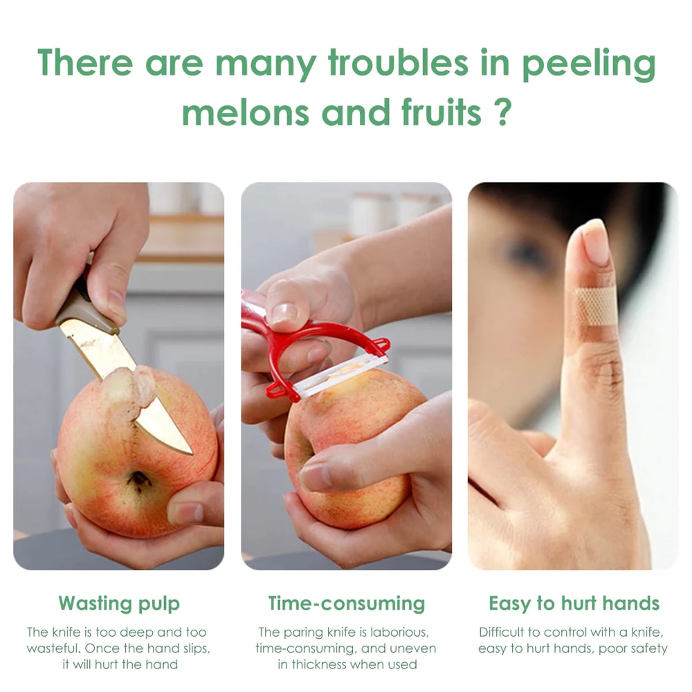 The Multi Fruit Peeler 2.0 - Peel an Apple in Seconds + 50% OFF