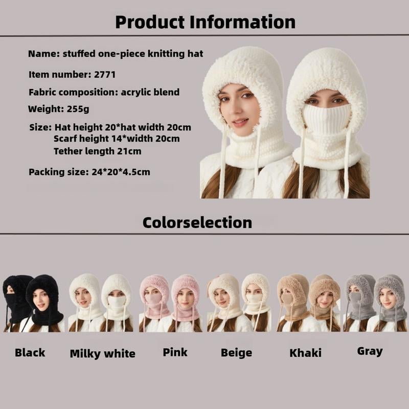 The 3-in-1 Cozy Hat - Your Hat, Scarf & Hoodie in One + 50% OFF