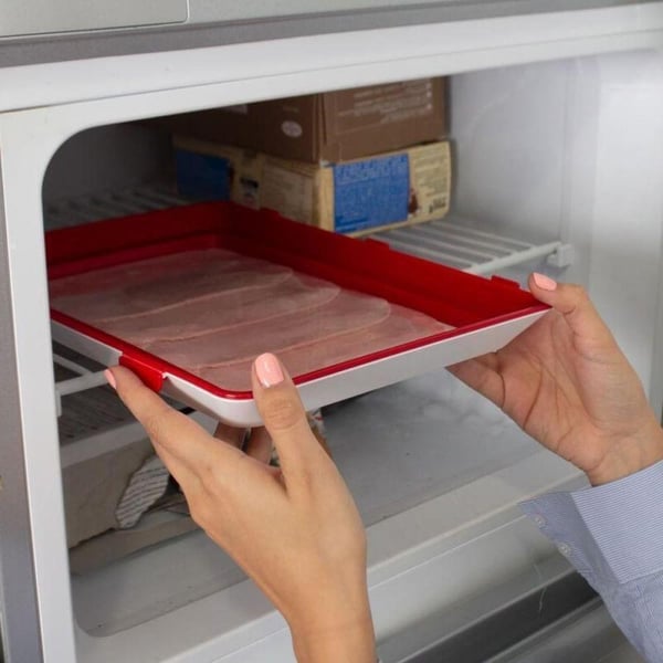 FreshSeal Eco - Reusable Food Preserving Tray - 1+1 FREE