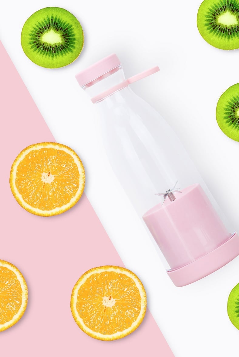 BlendMate Portable Blender - 2-in-1 Smoothie Maker & Bottle Fresh Drinks On-the-Go - 50% OFF