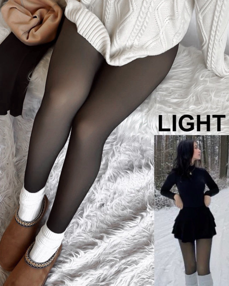 The SheerWarm Fleece Tights - Wear Your Favorite Dresses in Winter + 50% OFF