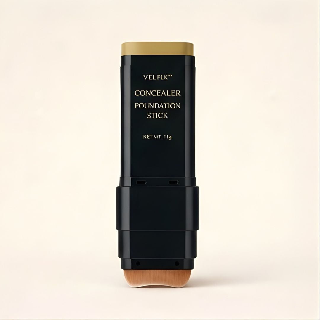 Velfixโข โ Dual-Ended Concealer & Foundation Stick with Built-In Brush + 50% OFF