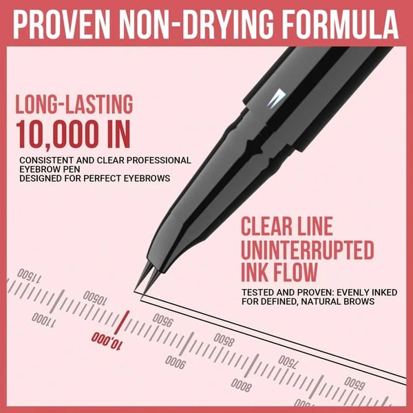 Microblade Brow Pen for Natural Fullness – Unlock Naturally Full, Defined Brows in Seconds - 1+1 FREE