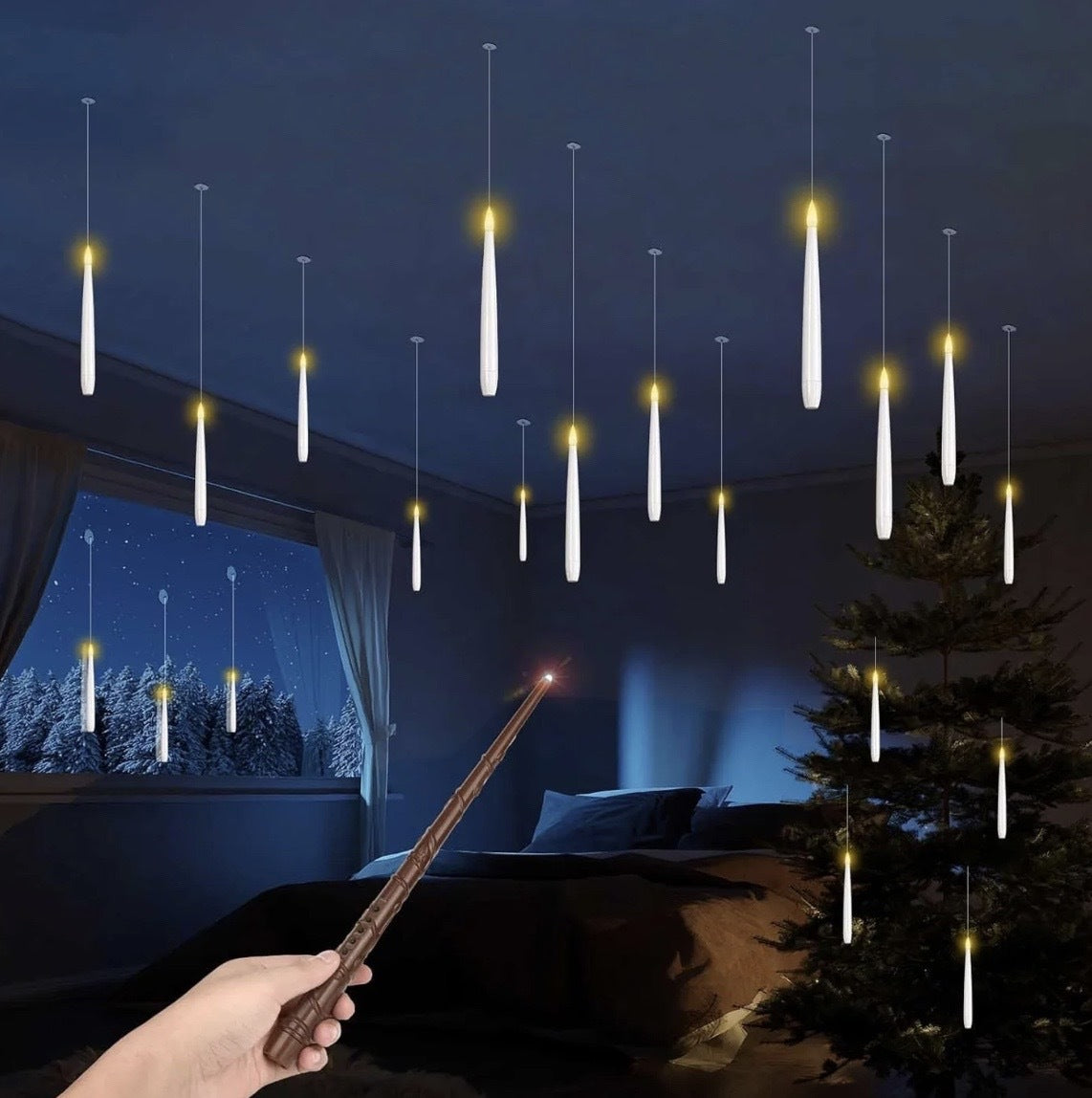 Enchanted Floating Candles - Your Own Magic Wand Included - 50% OFF