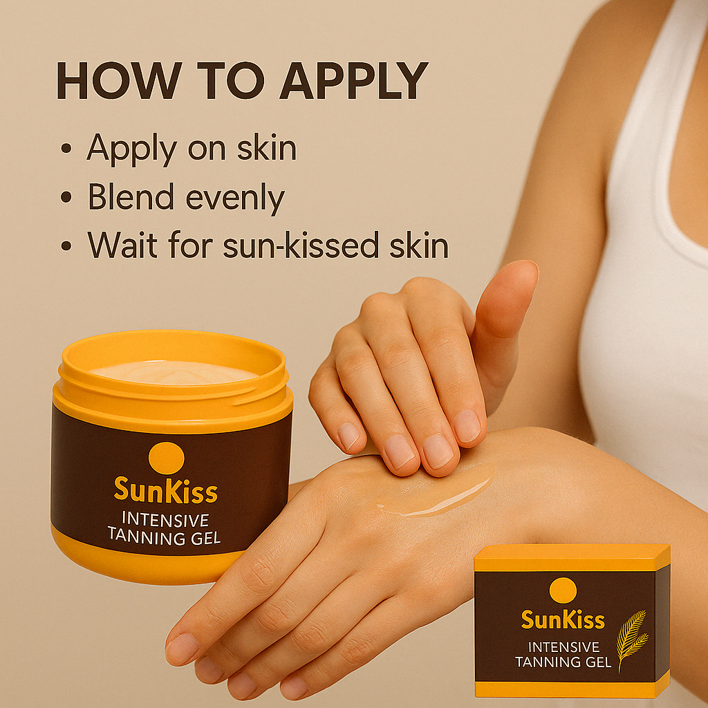 1 + 1 FREE - SunKiss – Fast-Absorbing Natural Tanning Gel