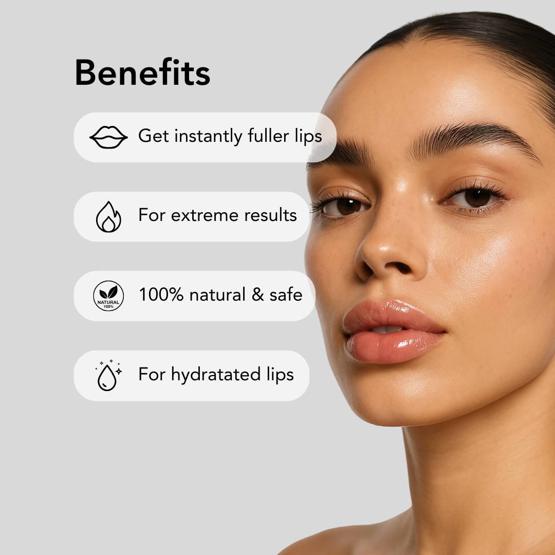 The Hyaluronic Lip Plumper - Plump Without the Pain + 1+1 FREE