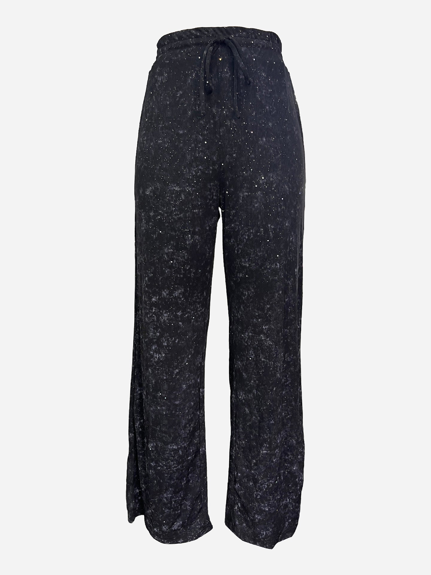 The AuraShimmer Sequin Trousers - Dazzling Sparkle, High-Waist, and Elastic Waistband Comfort + 50% OFF
