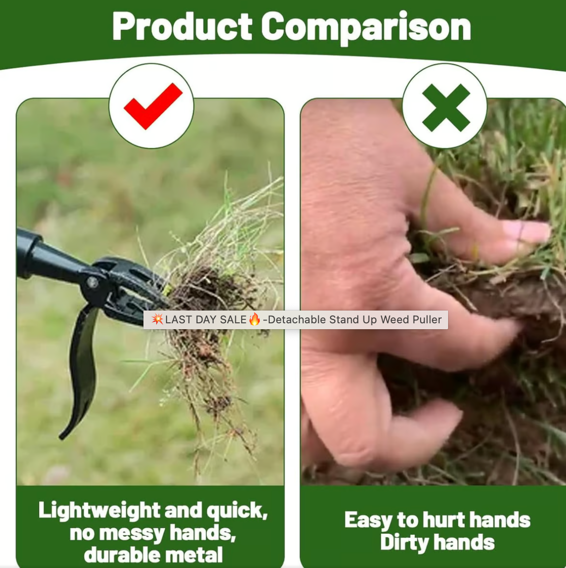 WeedAnnihilator Pro- Dream Garden, Effortlessly Free of Stubborn Weeds 50 % OFF