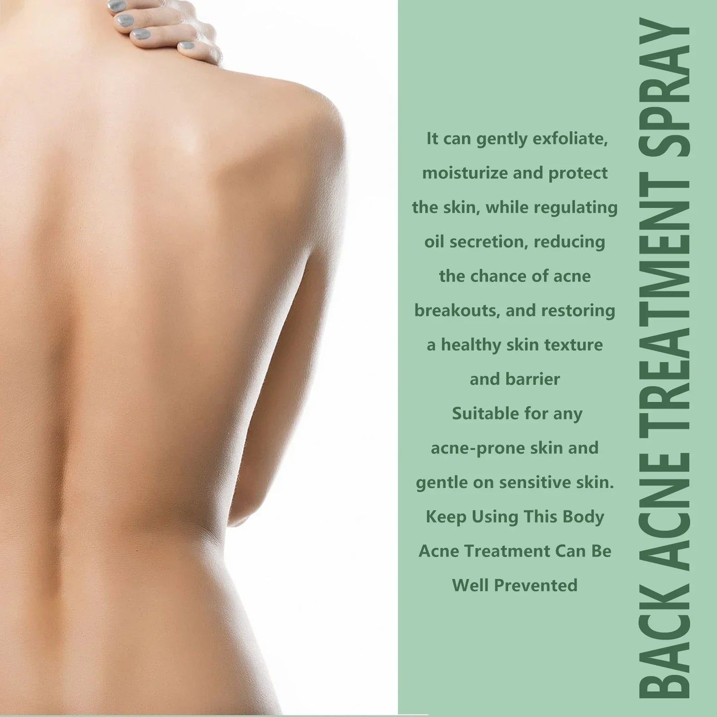 Back Acne Spray Fast-Acting Body Blemish Treatment for Women - Clear Skin Without the Harshness - 1+1 FREE