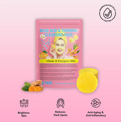 The Turmeric & Kojic Acid Glow Pads - Fade Dark Spots, Effortlessly + 50% OFF