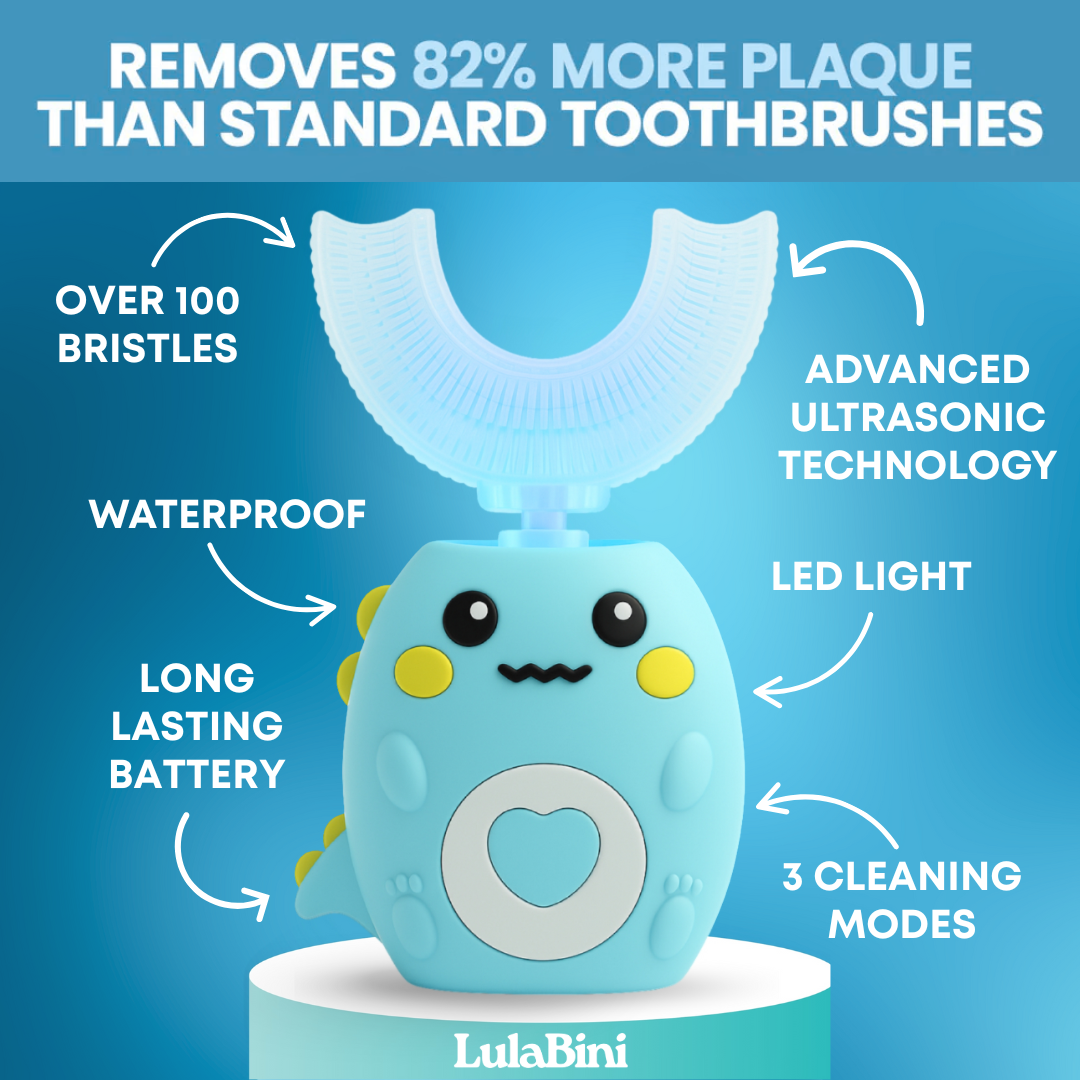 Dino-Brite 360° Brush - Fun Brushing, No More Fights - 50% OFF