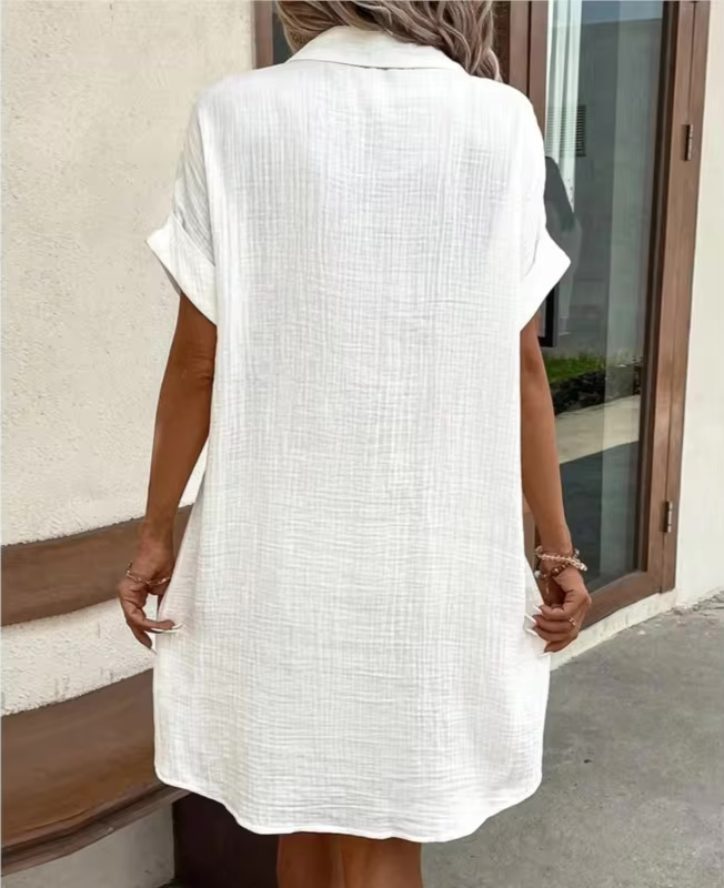 The Riviera Shirt Dress - Effortless Polish for Hot Days - 50% OFF