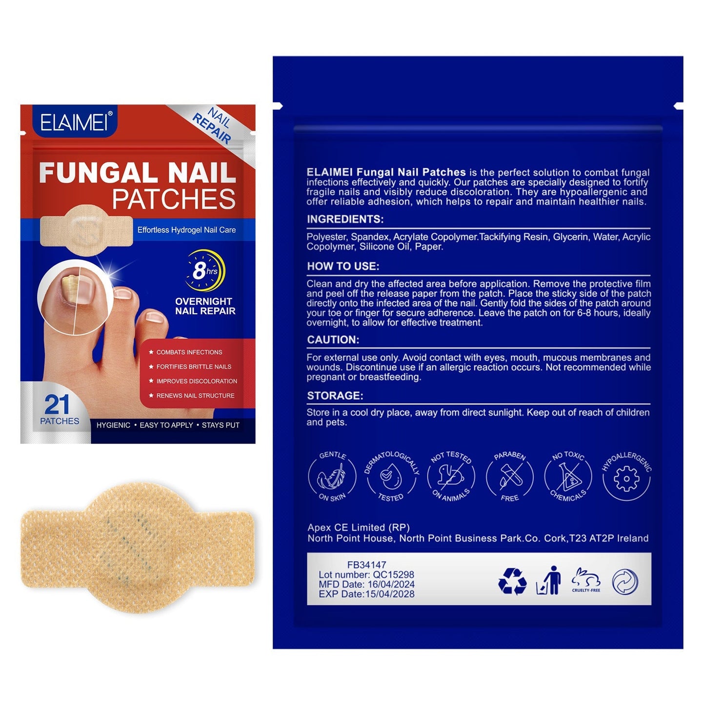 The NailRenew Overnight Patch - Healthier Nails While You Sleep + 50% OFF