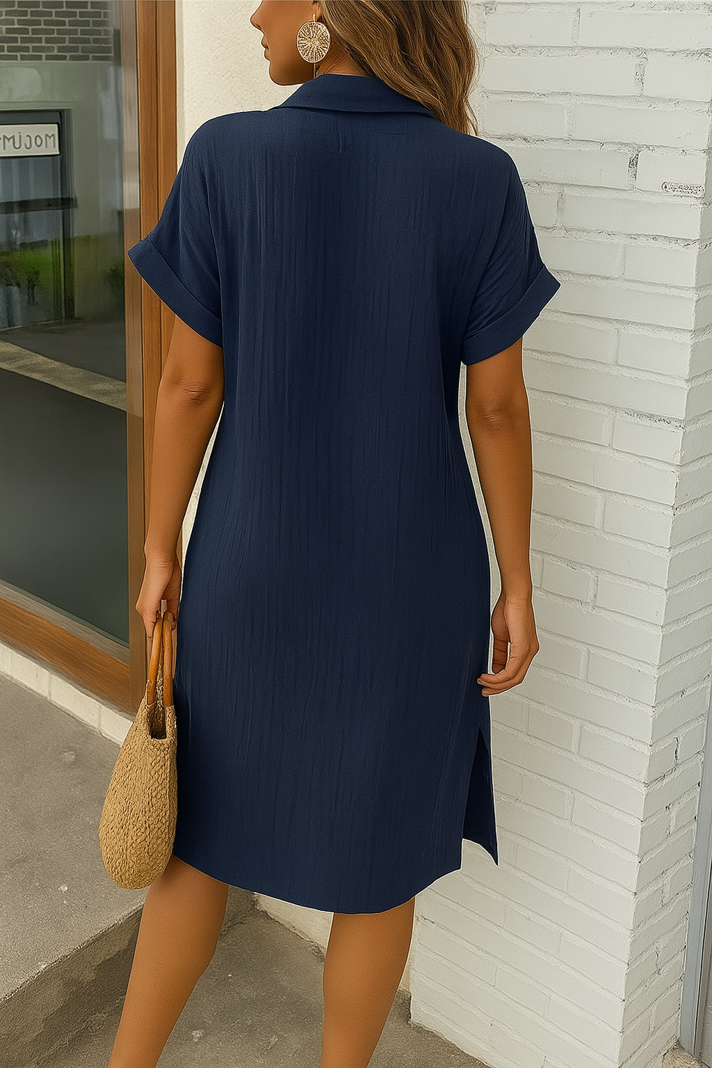 The Riviera Shirt Dress - Effortless Polish for Hot Days - 50% OFF