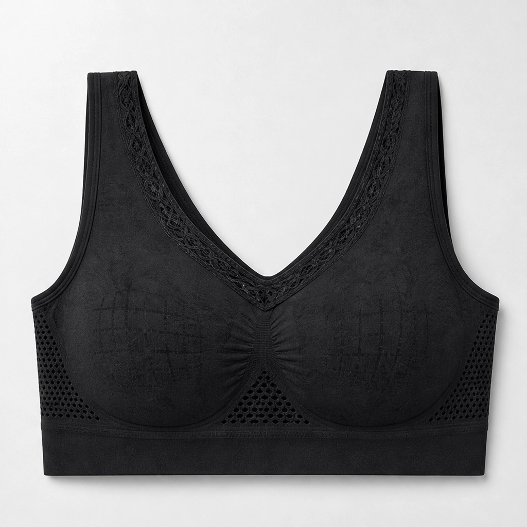 Velora โ Wireless Seamless Lifting Comfort Bra with Wide Support Straps + 1+1 FREE