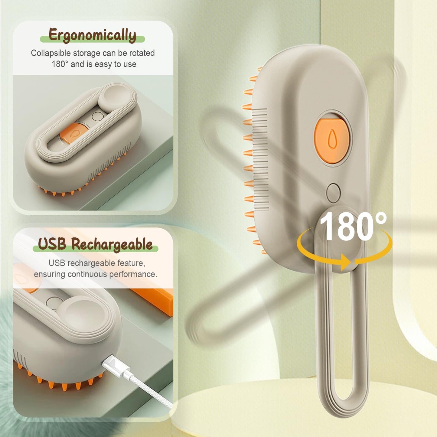 The ZenPaws Steamer - The Brush Your Pet Will Actually Love - 50% OFF