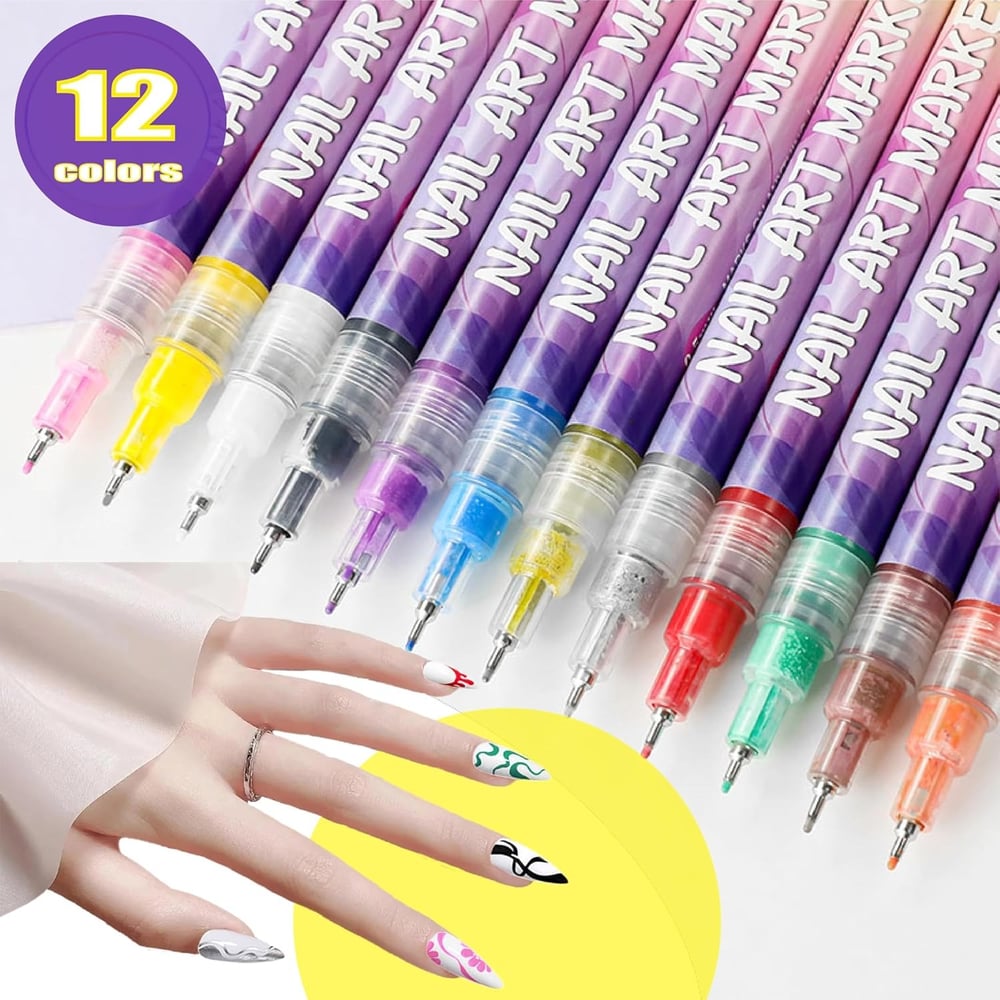 The NailScribe Pens - Salon-Perfect Nail Art, At Home - 50% OFF