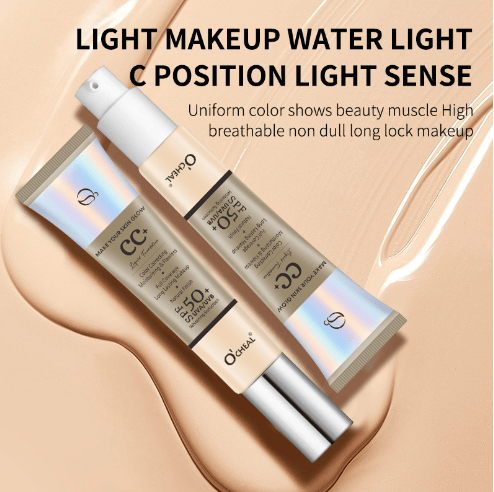 AuraShield Foundation - Your 3-in-1 Flawless Glow - 1 + FREE MAKEUP BRUSH