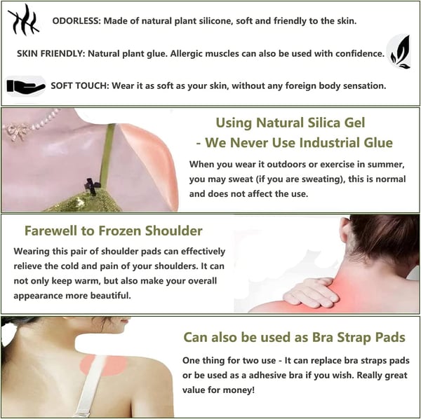 PillowSoft Pads – All-Day Shoulder Comfort and Confidence - 1+1 FREE