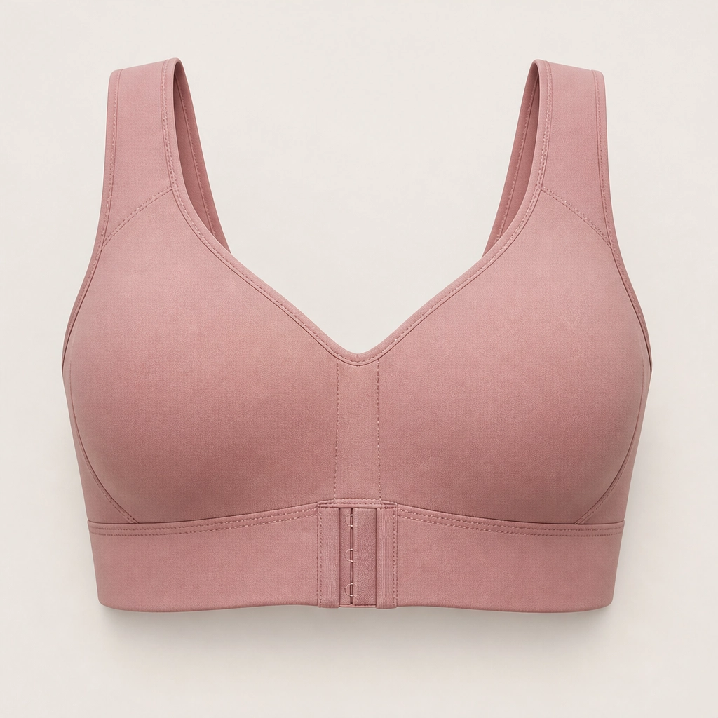 Arcelle โ Front-Closure Cross-Back Wireless Posture Bra + 50% OFF