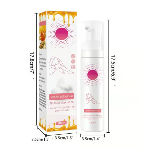 1 + 1 FREE - HoneySilk Hair Removal Spray hair-free skin with the nourishing touch of honey