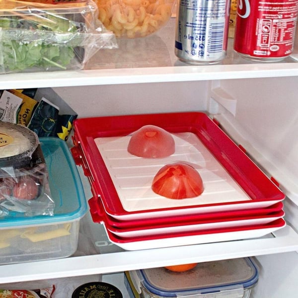 FreshSeal Eco - Reusable Food Preserving Tray - 1+1 FREE