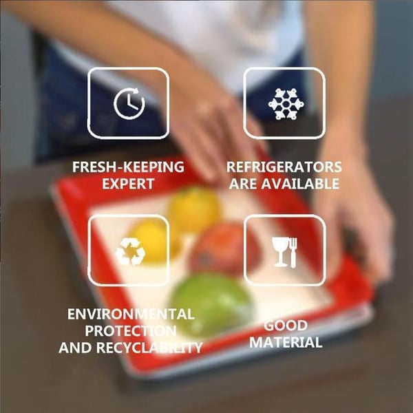 FreshSeal Eco - Reusable Food Preserving Tray - 1+1 FREE