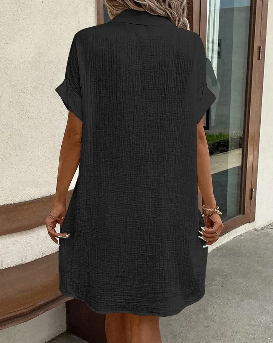 The Riviera Shirt Dress - Effortless Polish for Hot Days - 50% OFF