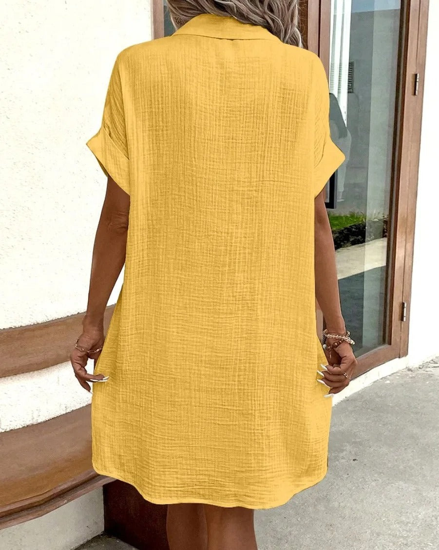 The Riviera Shirt Dress - Effortless Polish for Hot Days - 50% OFF