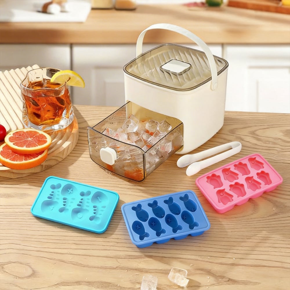 The AuraChill Ice Station โ 2-in-1 Large Capacity Ice Maker & Storage Bin + 50% OFF