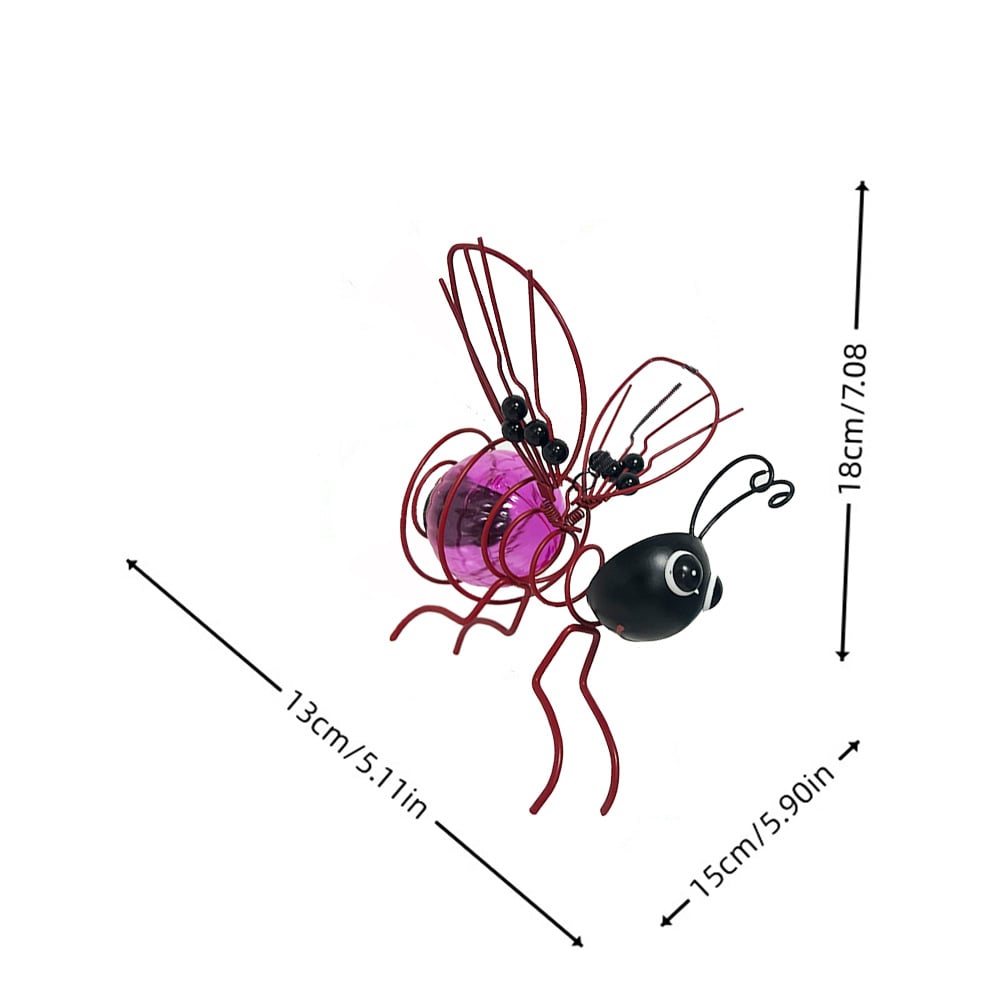 HoneyHollowโข โ Solar-Powered Hanging Bee Garden Light with Warm LED Glow + 50% OFF