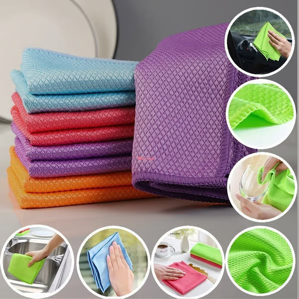 1 + 4 Free - Sparkle & Shine Miracle Cleaning Cloths