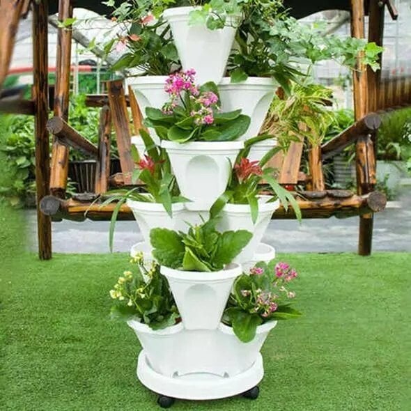 VertiGrow Stacking Planters – Grow More in Less Space - 50% OFF