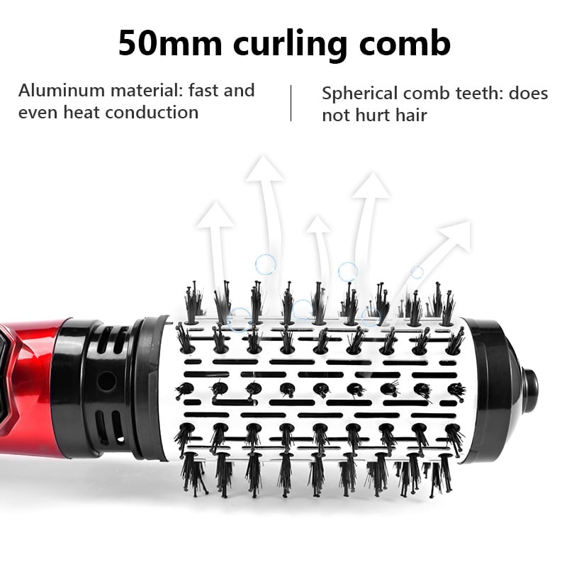 2-in-1 Hot Air Styler and Rotating Hair Dryer – Style, Volumize & Dry with Salon Precision at Home - 50% OFF