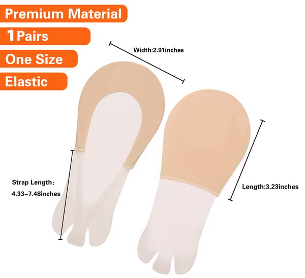 Toe Topper Socks: Ultimate Comfort & Invisible Elegance - 1+1 FREE