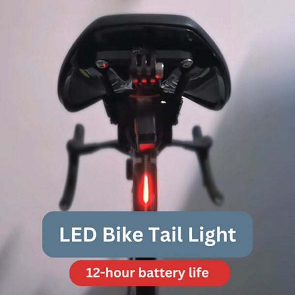 LumenGuard Tail Light – Your Unseen Cycling Guardian - 50% OFF