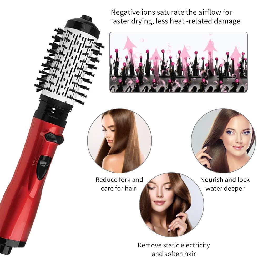 2-in-1 Hot Air Styler and Rotating Hair Dryer – Style, Volumize & Dry with Salon Precision at Home - 50% OFF