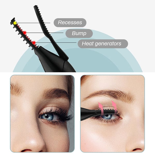 Electric Eyelash Curler – Effortless Lash Perfection in Seconds - 70% OFF