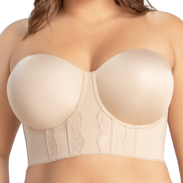 AuraSculpt Deep-V Strapless Bra - Your Seamless Confidence - 60% OFF