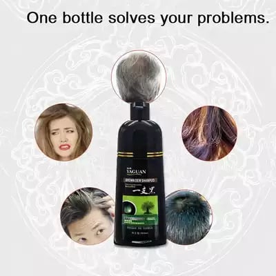Black Dew Shampoo - Herbal Hair Cleanser & Darkening Treatment - 60% OFF