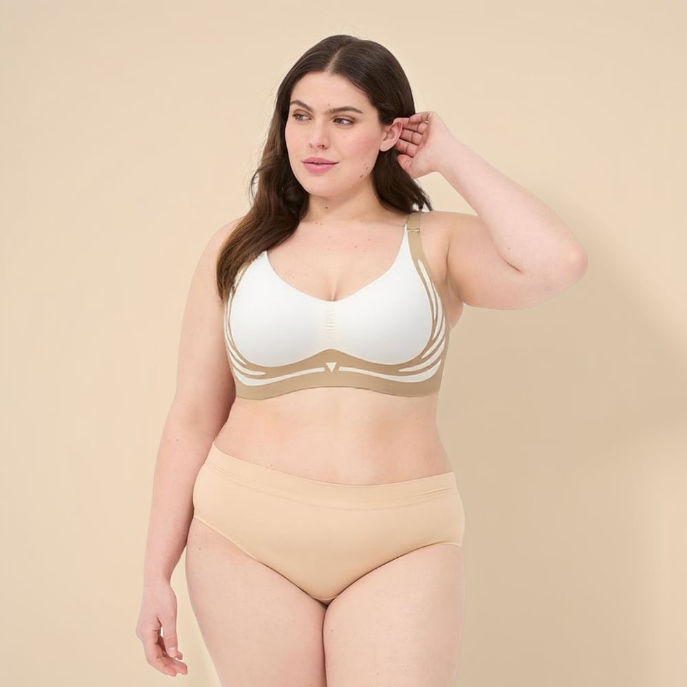 Super Gather Bra – Wireless Push-up Bra for Lift, Shape & All-Day Comfort - 1+2 FREE