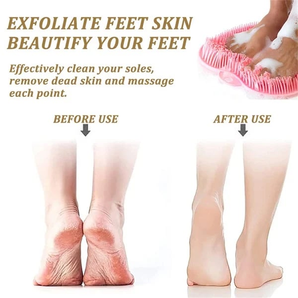 SoleMate Shower Scrubber Pad – Effortless Foot & Back Cleaning for Every Shower - 60% OFF