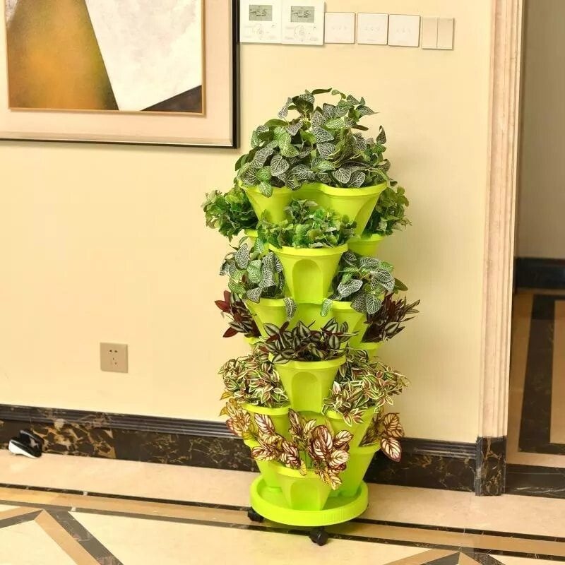 VertiGrow Stacking Planters – Grow More in Less Space - 50% OFF