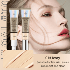 AuraShield Foundation - Your 3-in-1 Flawless Glow - 1 + FREE MAKEUP BRUSH