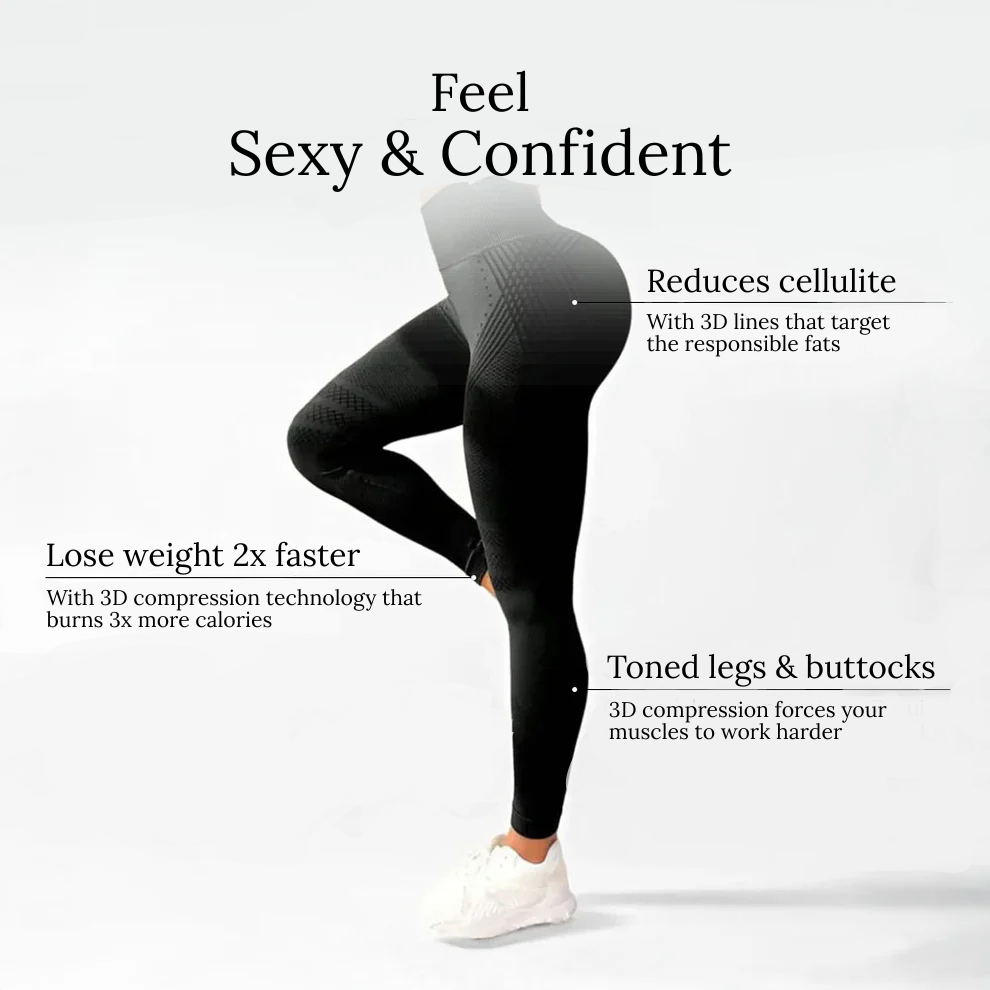 The 3D Sculpt Leggings - The Ultimate Butt-Lifting Leggings + 50% OFF