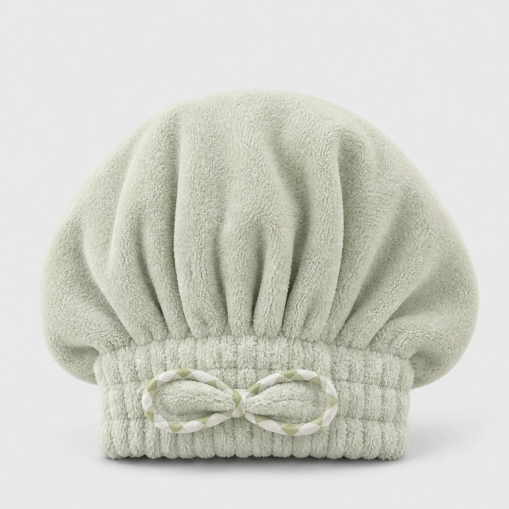 Cloudwickโข โ Quick-Dry Coral Fleece Hair Turban + 50% OFF