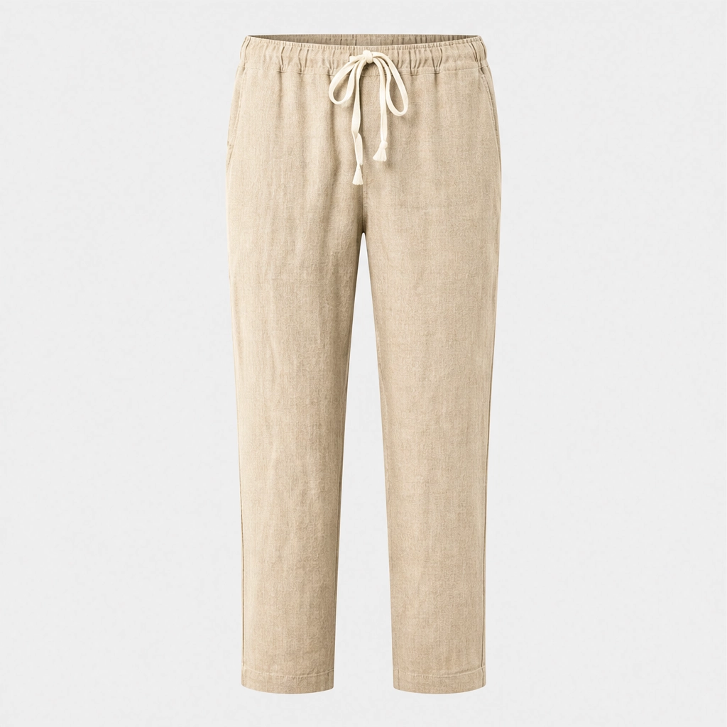 Driftwellโข โ Breezy High-Waist Cotton-Linen Wide-Leg Pants + 50% OFF